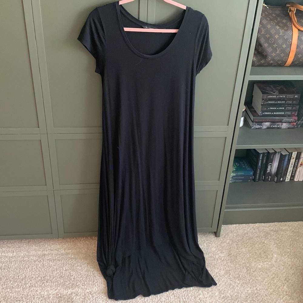 Halston High Low T Shirt Dress XS